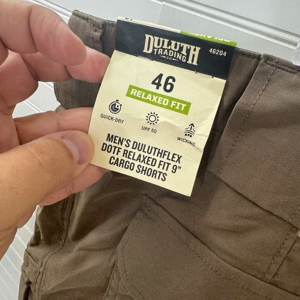 NEW Duluth Trading Co. Men's Cargo Shorts Size 46